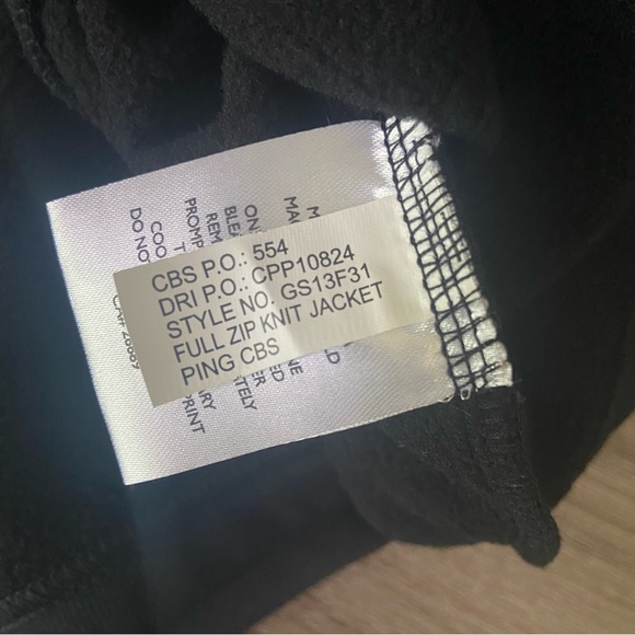 PING | Black Full Zip Up Golf Jacket Size XXL - Picture 13 of 15